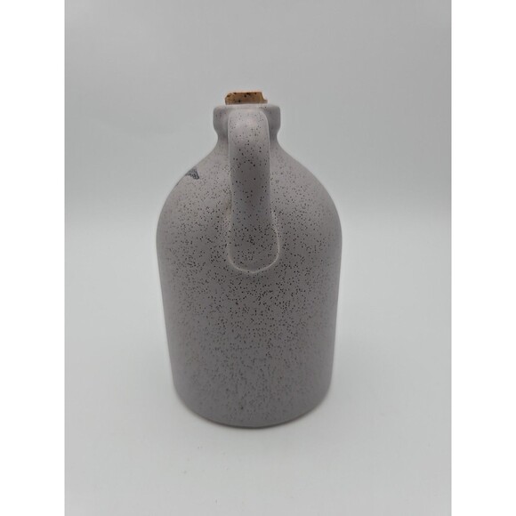 Vintage Harris Pottey Jug Eagle Stamp w/ Cork Grey Speckled - Picture 3 of 10